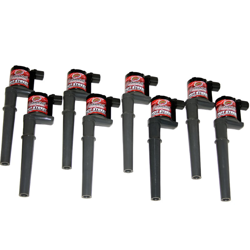 Granatelli 99-14 Ford 4.6L/5.4L/5.8L 4V Hot Street Coil Packs - Black (Set of 8) Granatelli Motor Sports