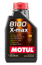 Load image into Gallery viewer, Motul 1L Synthetic Engine Oil 8100 0W40 X-MAX - Porsche A40 Motul
