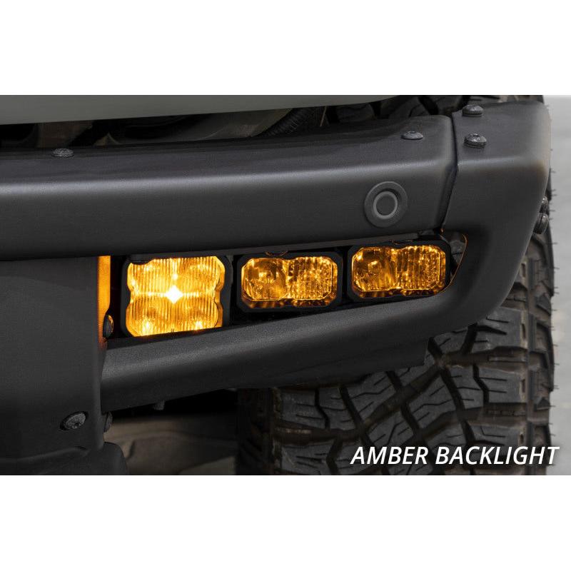 Diode Dynamics 21-Up Ford Bronco Stage Series Fog Pocket Kit - White Sport-Fog Lights-Diode Dynamics-691025930788-