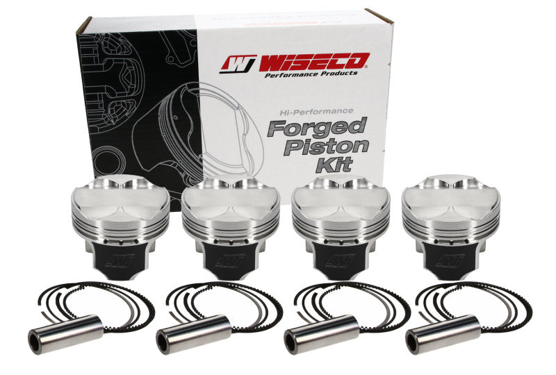 Wiseco Toyota 4AG 4V DOME +5.9cc (6506M815 Piston Shelf Stock Kit - Black Ops Auto Works