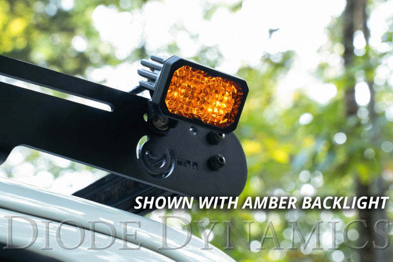 Diode Dynamics Stage Series 2 In LED Pod Pro - Yellow Flood Standard ABL (Pair) Diode Dynamics
