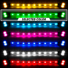 Load image into Gallery viewer, XK Glow Chrome - Motorcycle Highway Bar Switchback Driving Lights DRL Turnsignal-Light Accessories and Wiring-XKGLOW