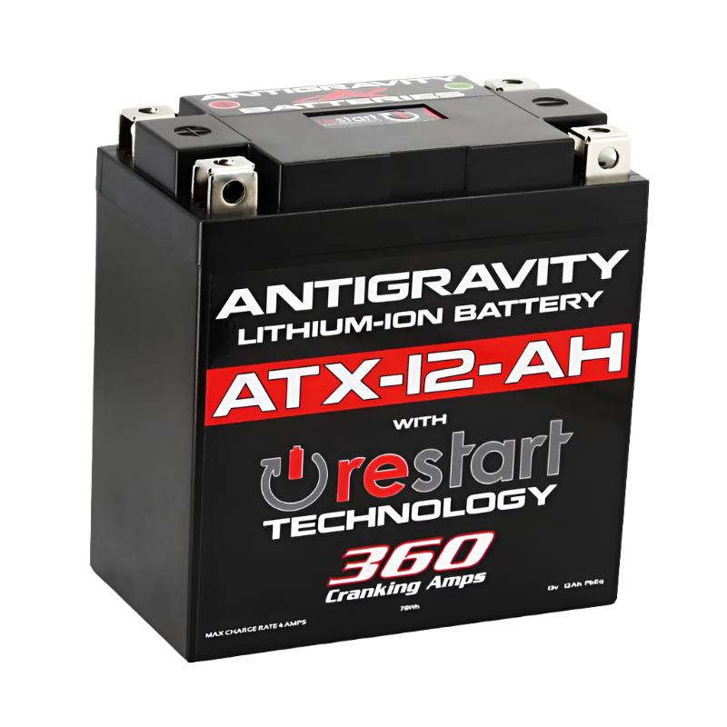 Antigravity YTX12B-BS Lithium Battery w/Re-Start Antigravity Batteries