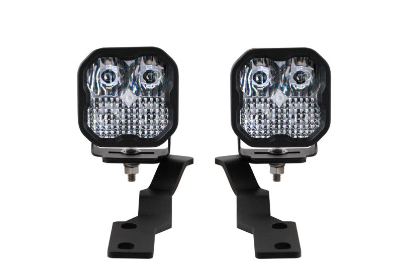 Diode Dynamics 16-21 Toyota Tacoma Pro SS3 LED Ditch Light Kit - White Combo Diode Dynamics