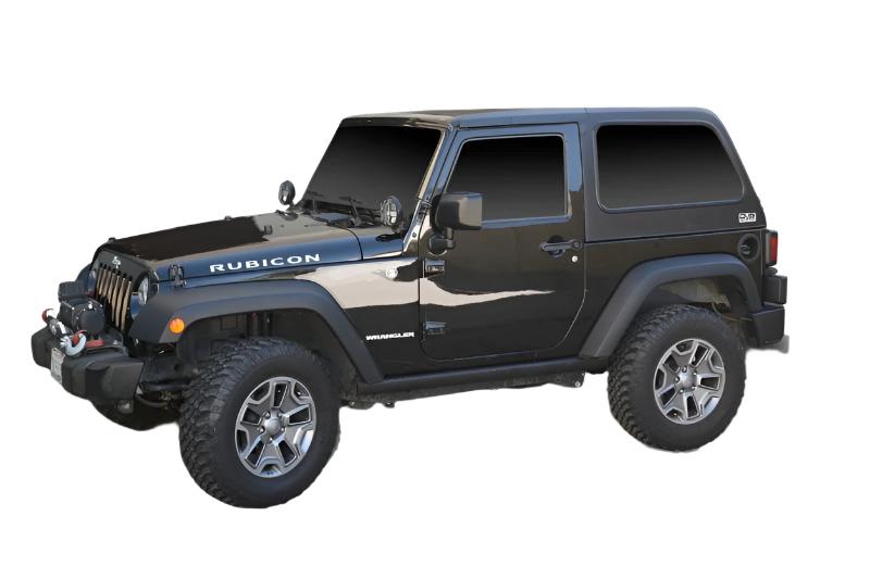 DV8 Offroad 07-18 Jeep Wrangler JK 2 Piece Fast Back Hard Top 2 Door (Dropship Only) DV8 Offroad