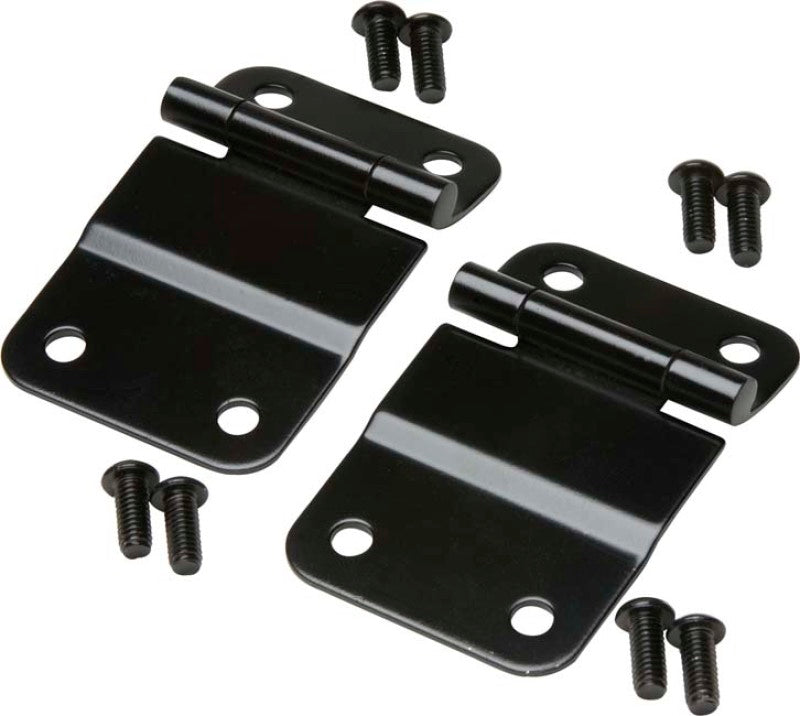 Kentrol 76-86 Jeep CJ7 Tailgate Hinge Pair - Powdercoat Black Kentrol