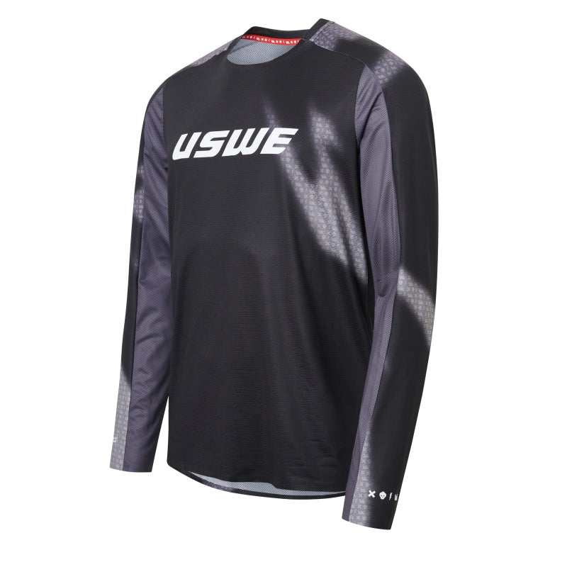 USWE Kalk Off-Road Jersey Adult Black - Medium USWE