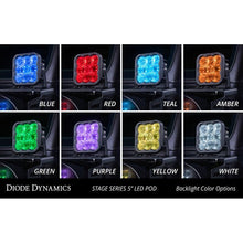 Load image into Gallery viewer, Diode Dynamics SS5 Sport Universal CrossLink 7-Pod Lightbar - White Combo-Light Bars &amp; Cubes-Diode Dynamics-195995125705-