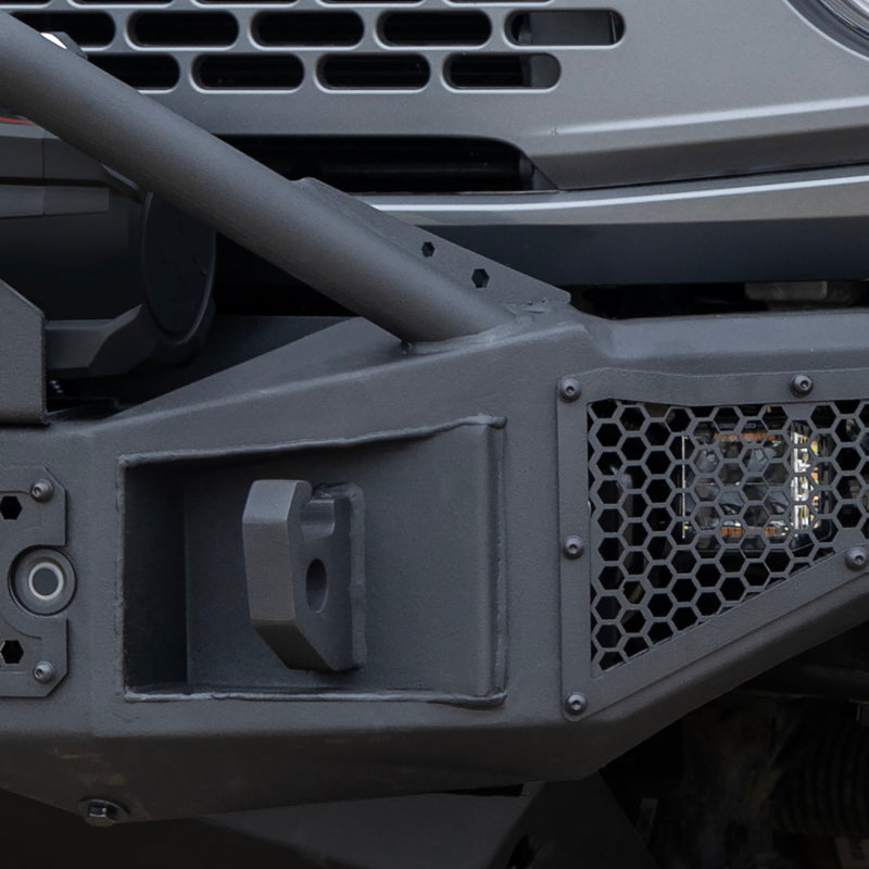 Go Rhino 21-24 Ford Bronco (2 and 4 Door) Rockline Full Width Bumper w/ Overrider Bar-Bumpers - Steel-Go Rhino