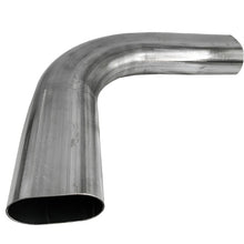 Load image into Gallery viewer, Granatelli 3in Oval Stainless Steel Horizontal 90 Deg Bend 4.5in Bend Radius Tubing Granatelli Motor Sports