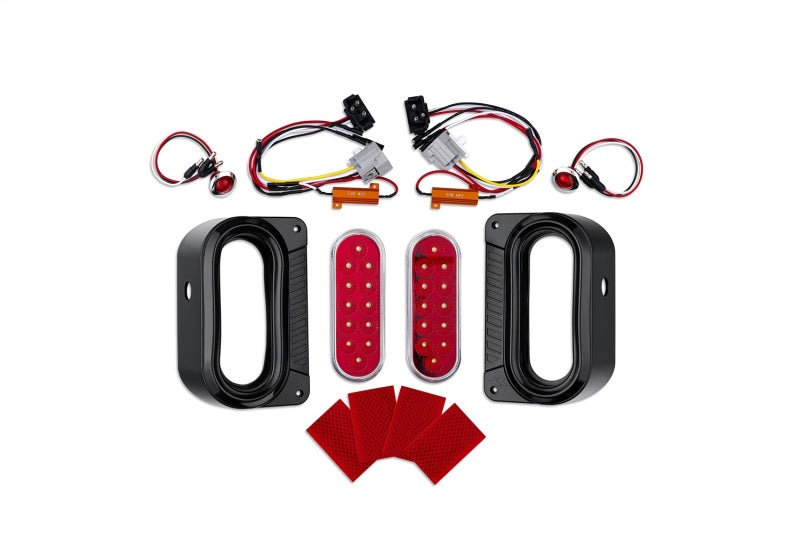 Rugged Ridge 07-18 Jeep Wrangler JK 2-Door and 4-Door Unlimited  Flush Mount Tail Light - Black Ops Auto Works