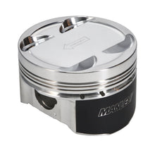 Load image into Gallery viewer, Manley 03-06 Evo 8/9 (7 Bolt 4G63T) 85.5mm +0.5mm Over Bore 8.5:1 Dish Pistons w/ Rings Manley Performance