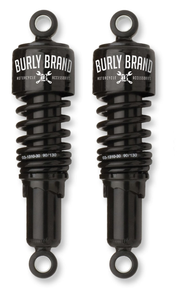 Burly Brand Slammer Shocks 10.5in - Black Burly Brand