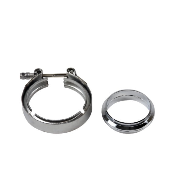 Granatelli 4.0in Aluminum Mating Male to Female Flanges w/V-Band Clamp/O-Ring Seal Granatelli Motor Sports
