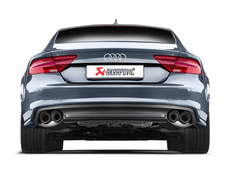 Akrapovic 13-17 Audi S6 Avant/Limousine (C7) Evolution Line Cat Back (Titanium) w/ Carbon Tips-Catback-Akrapovic