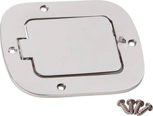 Load image into Gallery viewer, Kentrol 77-95 Jeep CJ/Wrangler YJ Billet Style Gas Hatch - Polished Silver Kentrol