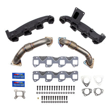 Load image into Gallery viewer, Wehrli 17-24 Chevrolet Duramax Billet Exhaust Manifold &amp; Stainless Up Pipe Kit w/ Gaskets &amp; Hardware Wehrli
