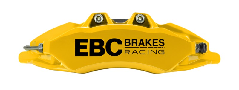 EBC Racing 17-21 Honda Civic Type-R (FK8) Yellow Apollo-6 Calipers 380mm Rotors Front Big Brake Kit-Big Brake Kits-EBC