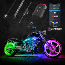 Load image into Gallery viewer, XK Glow Addressable LED Motorcycle Accent Light Kits Advanced XKalpha App Controlled-Light Accessories and Wiring-XKGLOW