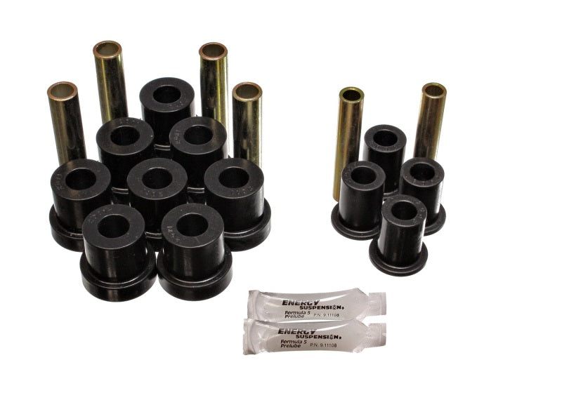 Energy Suspension Gm 4Wd Frt Sprg & Shackle Bush - Black Energy Suspension