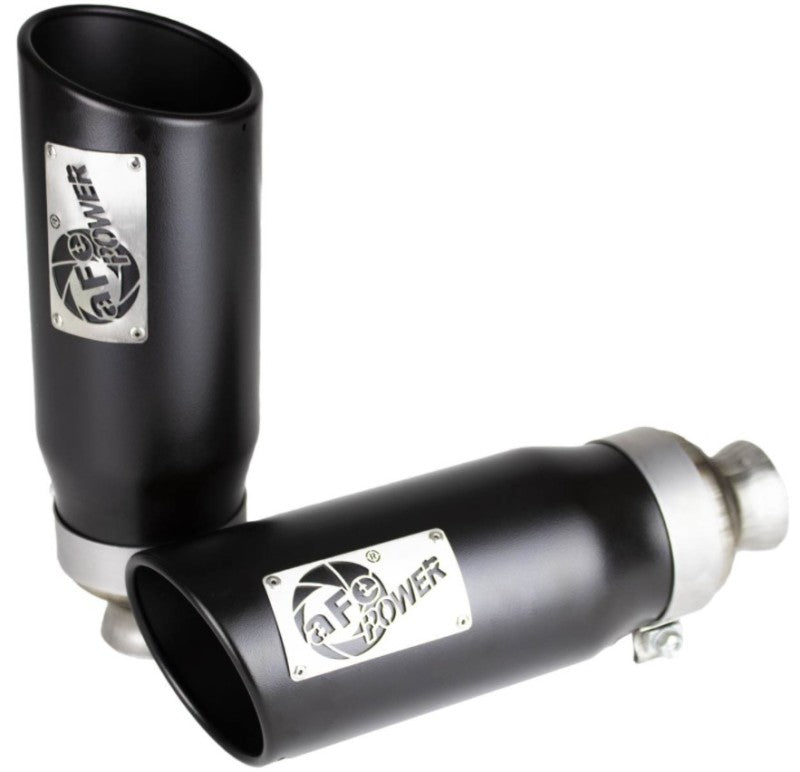 aFe MACH Force-XP 4-1/2in Steel OE Replacement Exhaust Tips - 2021+ Dodge Ram (5.7L V8) - Black aFe