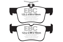 Load image into Gallery viewer, EBC 13+ Ford Fusion 1.6 Turbo Yellowstuff Rear Brake Pads-Brake Pads - Performance-EBC
