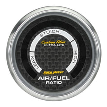 Load image into Gallery viewer, Autometer Carbon Fiber 52mm Electronic Air Fuel Gauge - Black Ops Auto Works