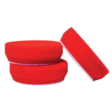 Griots Garage 3in Red Waxing Pads (Set of 3) Griots Garage