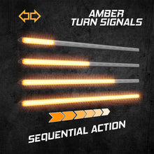Load image into Gallery viewer, XK Glow 11In Switchback Grill Lights with Start-up Animation &amp; Sequential Turn Signals-Light Bars &amp; Cubes-XKGLOW