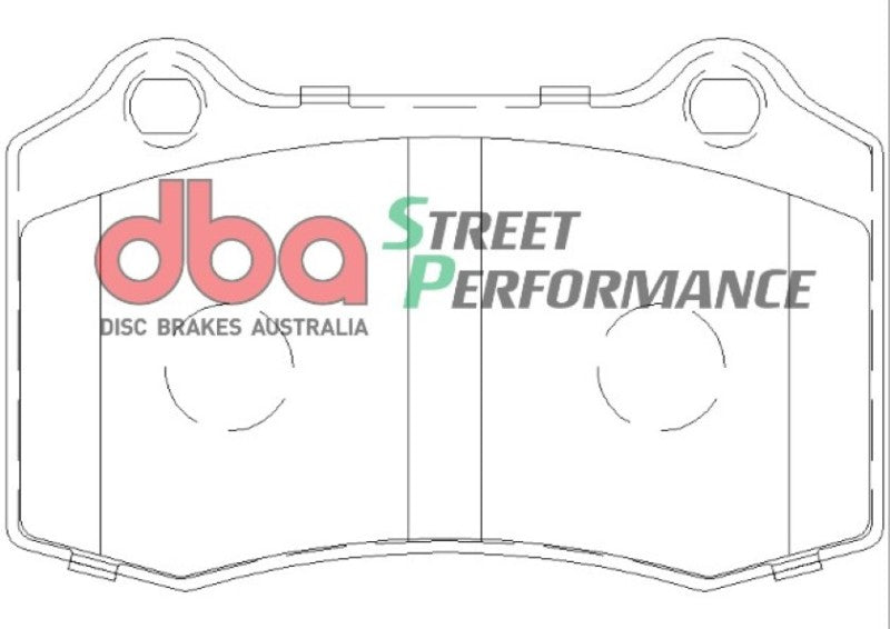 DBA-DBA 92-02 Dodge Viper Front SP Performance Brake Pads