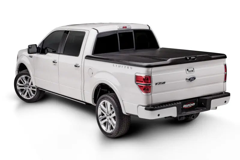 UnderCover 2021 Ford F-150 Ext/Crew Cab 6.5ft Elite Bed Cover - Black Textured Undercover