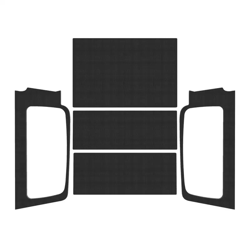 DEI 04-06 Jeep Wrangler LJ Unliminted Headliner Complete Kit - Black DEI