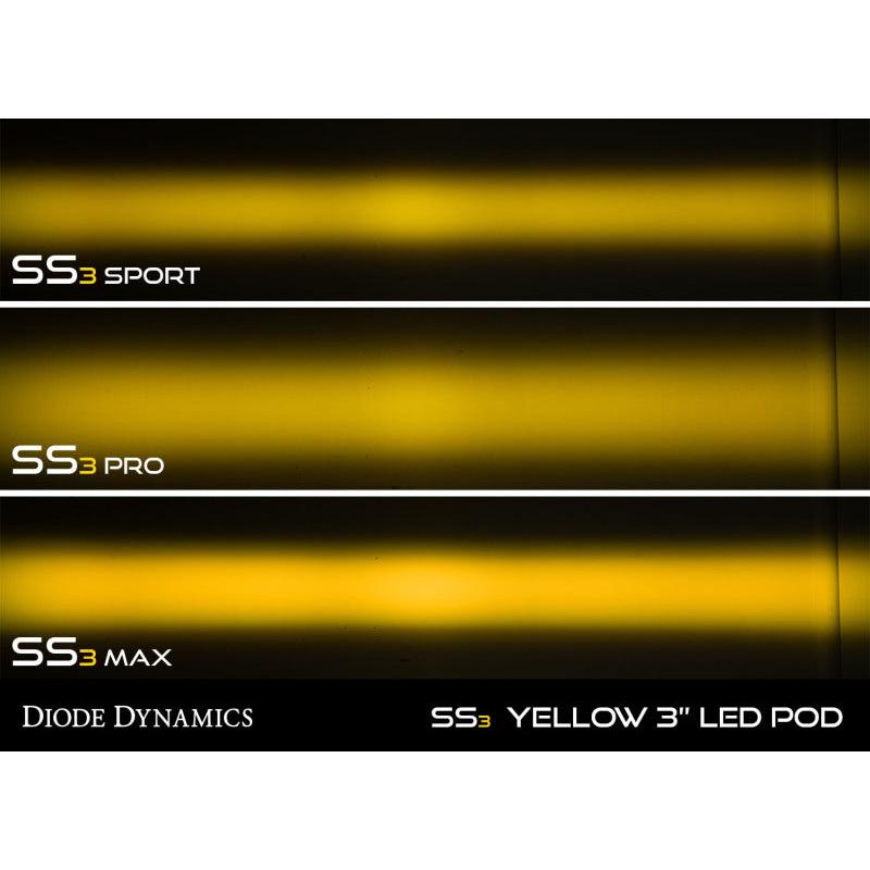 Diode Dynamics SS3 Max ABL - Yellow SAE Fog Standard (Pair)-Light Accessories and Wiring-Diode Dynamics-691025932287-