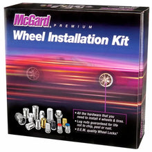 Load image into Gallery viewer, McGard Jeep Wrangler Install Kit (Cone Seat Bulge) 1/2-20 / 3/4 Hex / (18 Lug Nuts / 5 Locks) - Blk McGard
