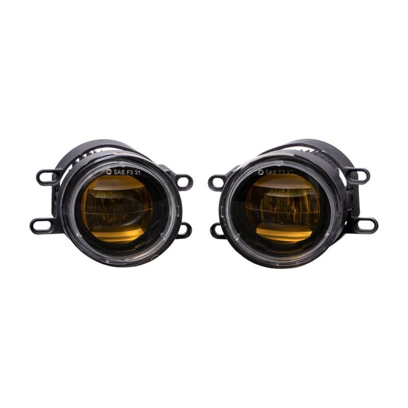 Diode Dynamics Elite Series Type B Fog Lamps - Yellow (Pair)-Fog Lights-Diode Dynamics-195995127327-