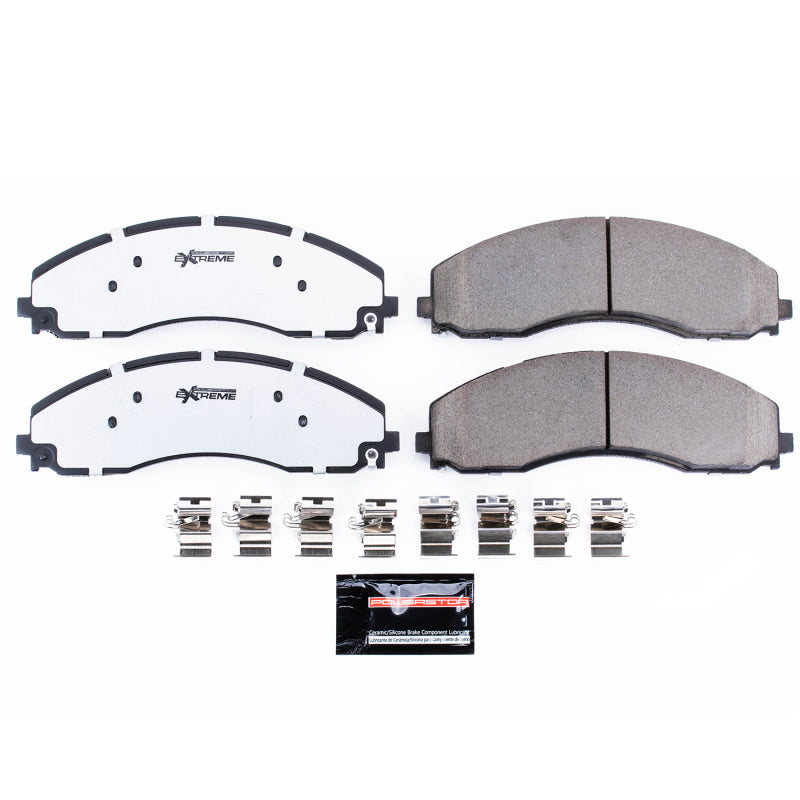 Power Stop 17-19 Ford F-450 Super Duty Rear Z36 Truck & Tow Brake Pads w/Hardware-Brake Pads - Performance-PowerStop