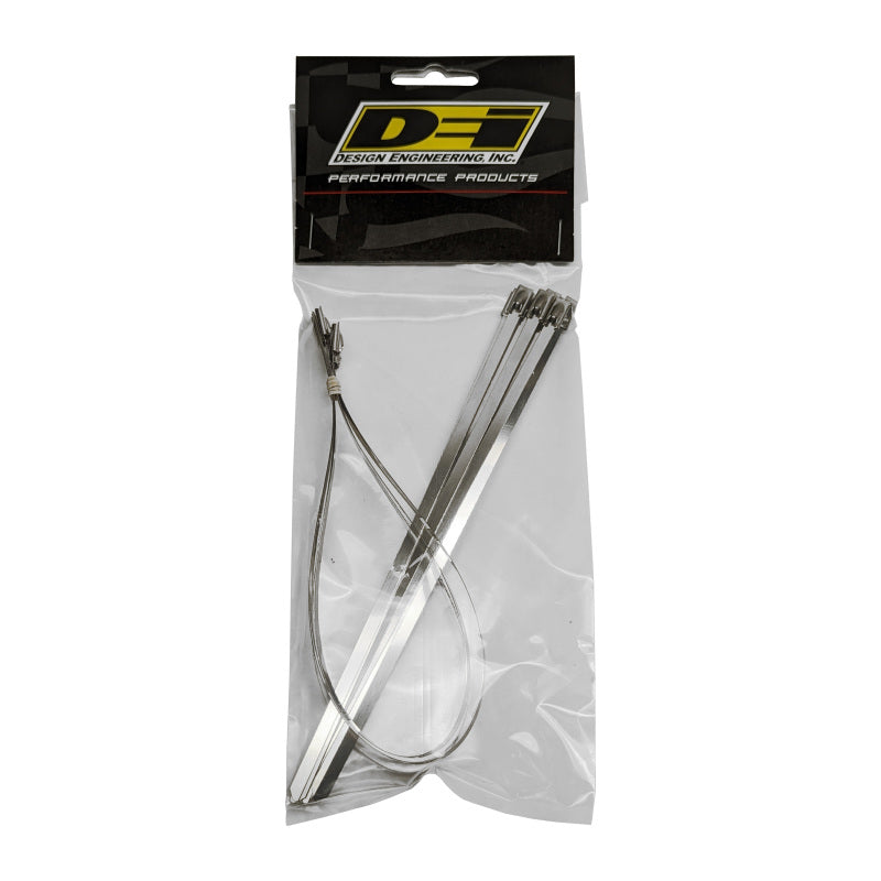 DEI Stainless Steel Locking Tie Eight 8in and Four 14in per pack DEI