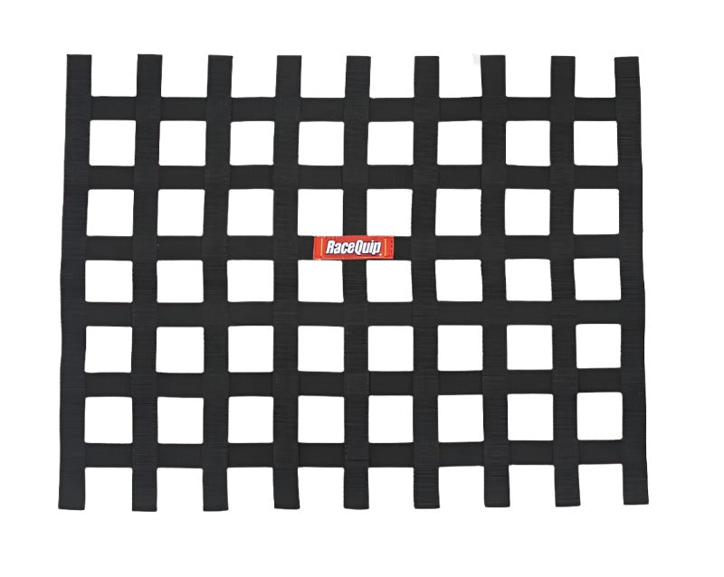 RaceQuip Black Ribbon Window Net Racequip