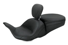 Load image into Gallery viewer, Mustang 08-21 Harley Electra Glide, Rd Glide, Rd King, Str Glide Lowdown 1PC Seat w/DBR - Black Mustang Motorcycle