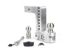 Load image into Gallery viewer, Weigh Safe 8in Drop Hitch w/Built-in Scale &amp; 2.5in Shank (10K/18.5K GTWR) w/WS05 - Aluminum-Hitch Ball Mounts-Weigh Safe