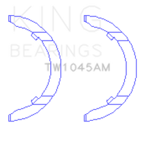 Load image into Gallery viewer, King 1798 Audi CDAA/CDHA/CDHB/CDAB Thrust Washer Set-Bearings-King Engine Bearings