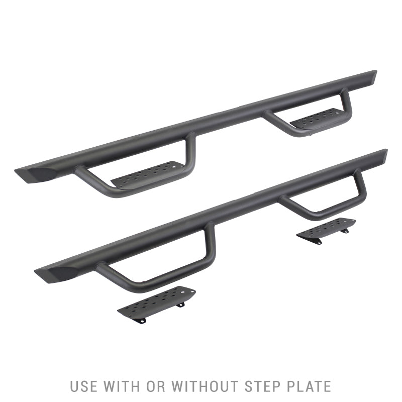 Go Rhino Dominator Xtreme D2 Side Steps 80in. Cab Length - Tex. Blk (No Drill/Mounting Brkt Req.) Go Rhino
