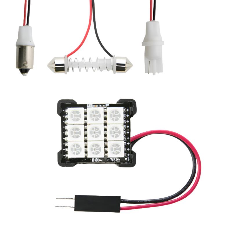 XK Glow RGB Festoon LED Panel XKchrome Bluetooth App Controlled Dome Bulb-Light Accessories and Wiring-XKGLOW