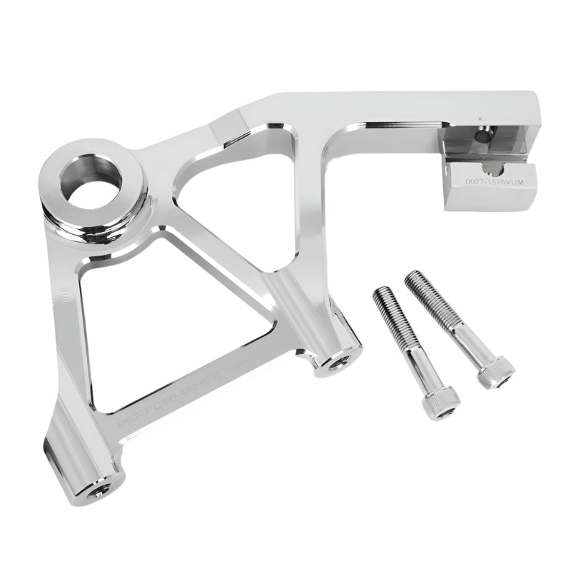 Performance Machine Touring Rear Rad Cal Bracket Assy - Chrome-Brake Adapters-Performance Machine
