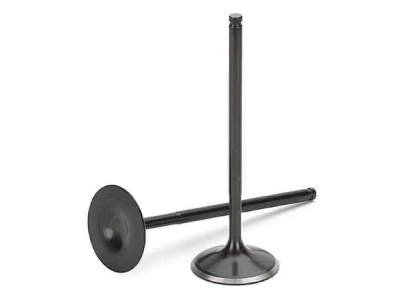Supertech Honda D16Z6/D16Y/D15B/D17A Black Nitrided Intake Valve - +0.5mm Oversize - Set of 8 Supertech