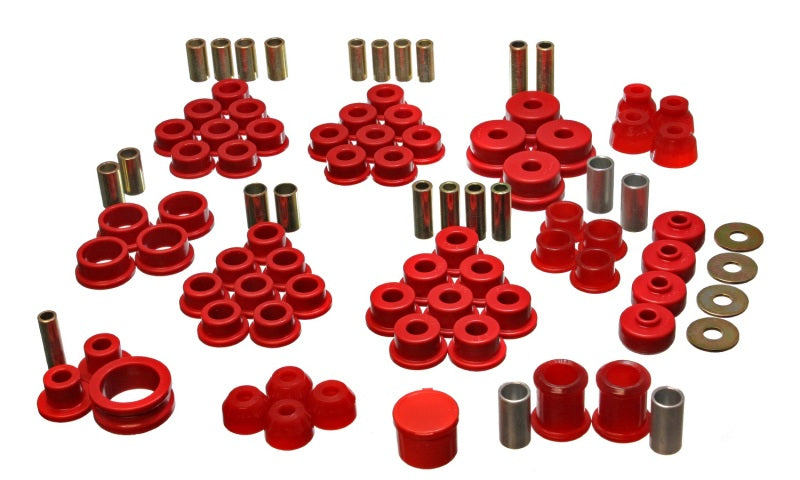 Energy Suspension 84-95 Chevrolet Corvette Red Hyper-flex Master Bushing Set Energy Suspension