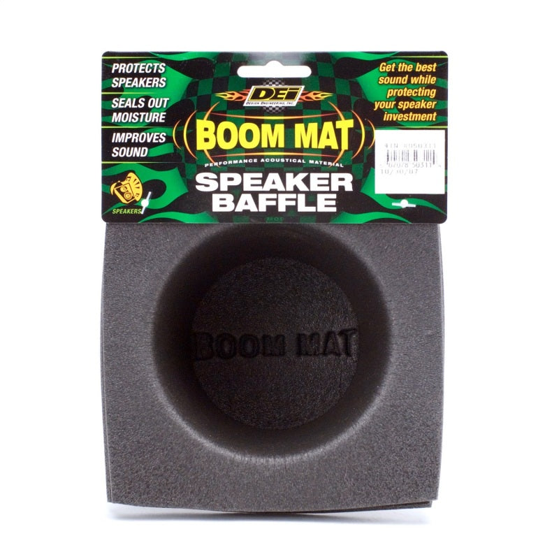 DEI Speaker Baffles 5.25in Round 6.5in Wide 6.5 Height 2.5in Deep Pair - Black Ops Auto Works