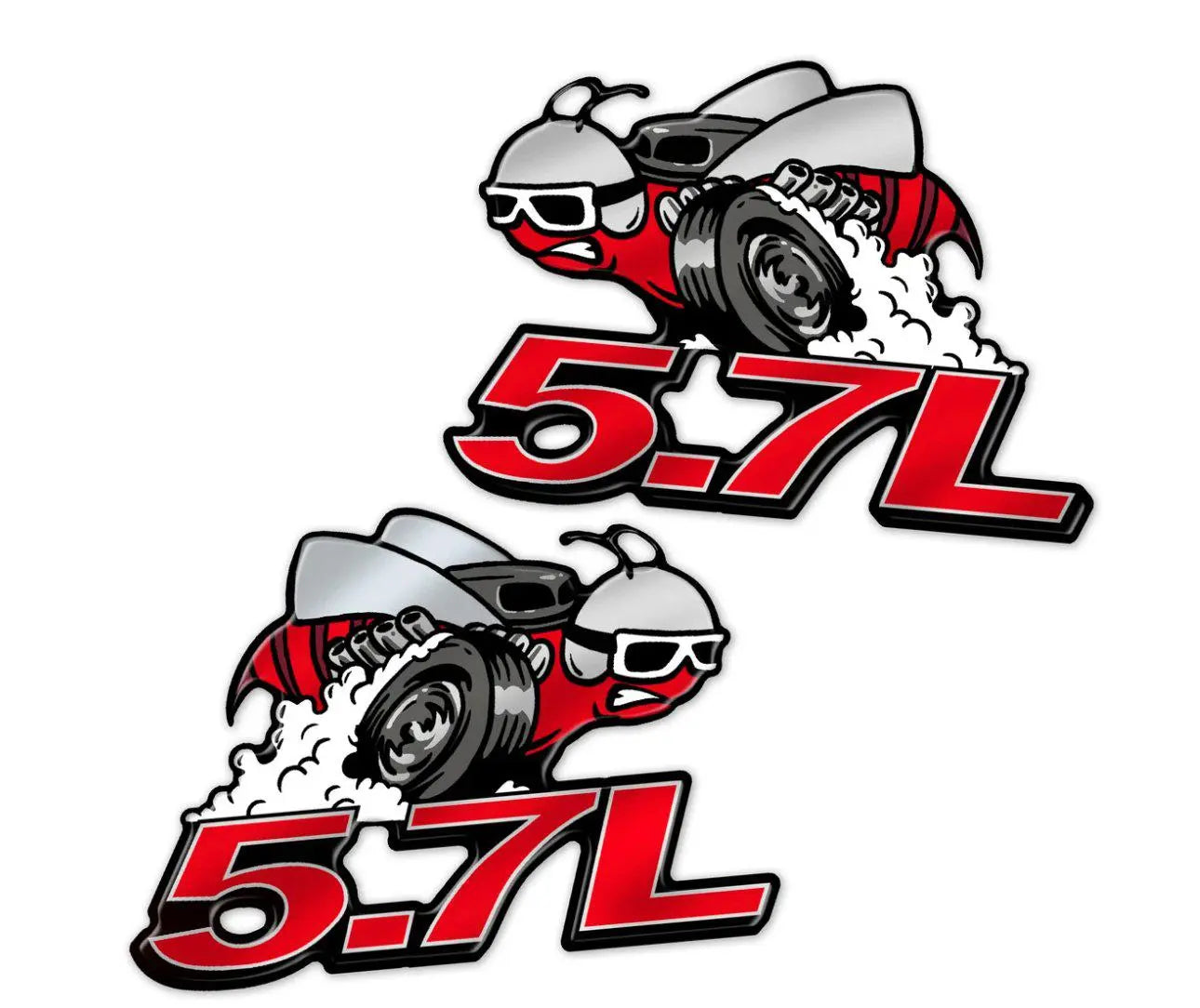 5.7L Super Scat Fender Badge – Black Ops Auto Works