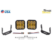 Load image into Gallery viewer, Diode Dynamics SS5 LED Pod Sport - Yellow Combo (Pair)-Light Accessories and Wiring-Diode Dynamics-691025934922-