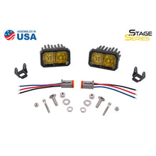 Load image into Gallery viewer, Diode Dynamics Stage Series 2 In LED Pod Pro - Yellow Fog Standard ABL (Pair)-Light Accessories and Wiring-Diode Dynamics-691026125978-
